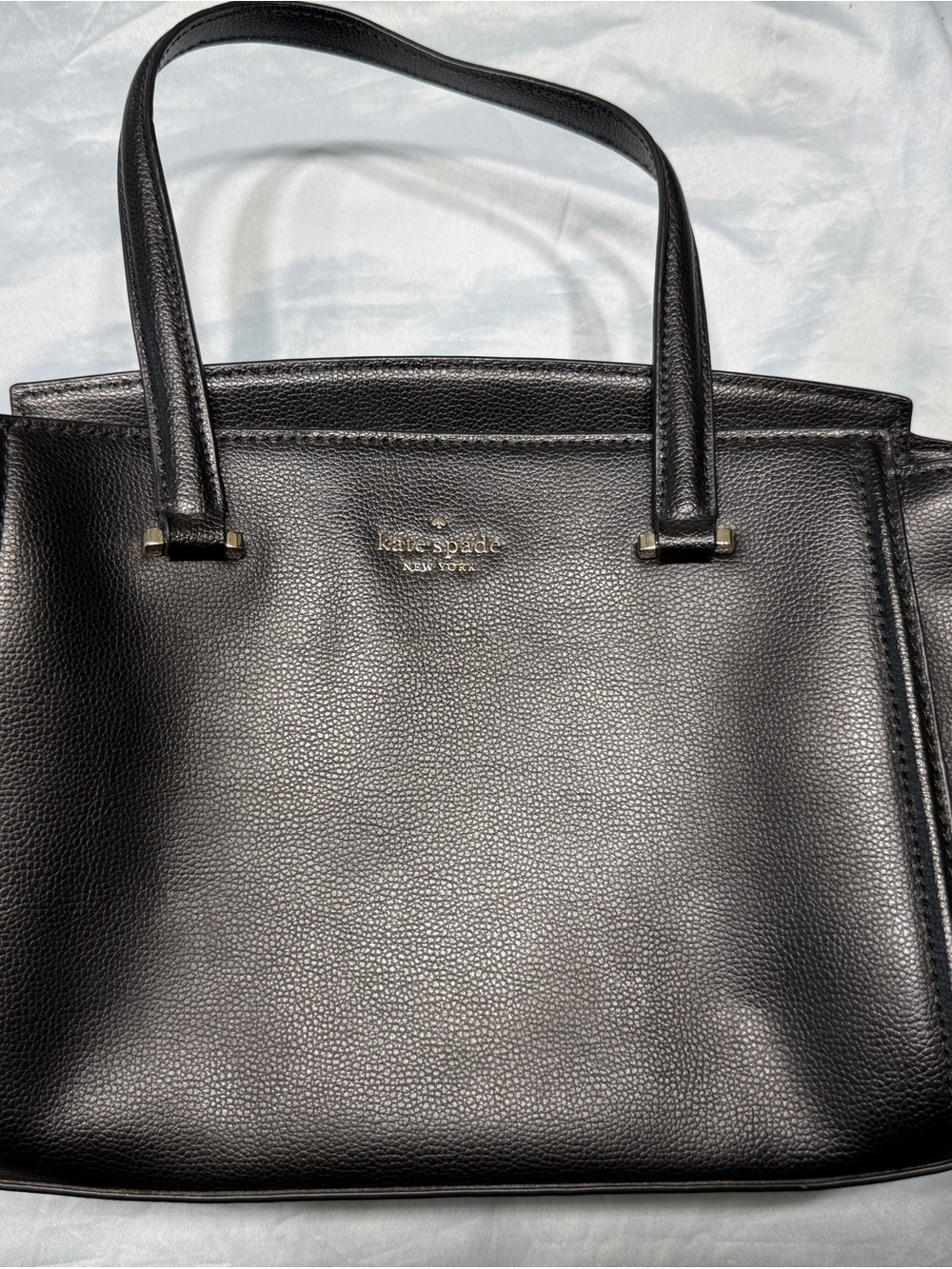 kate spade Black Pebbled Leather Shoulder Bag